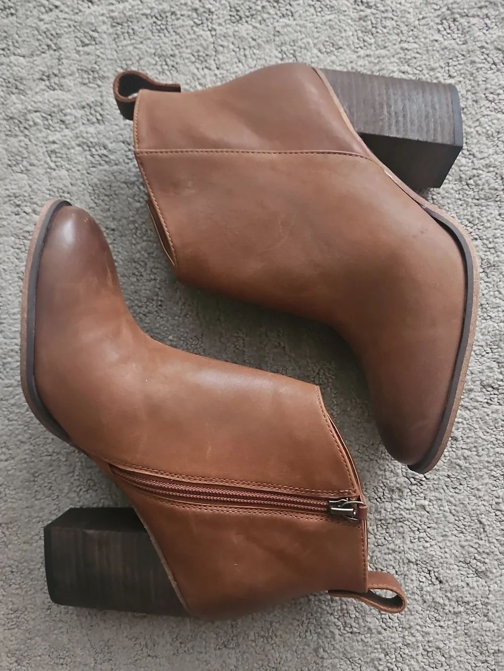* NWOB* bp Women's Chestnut Brown Ankle Booties